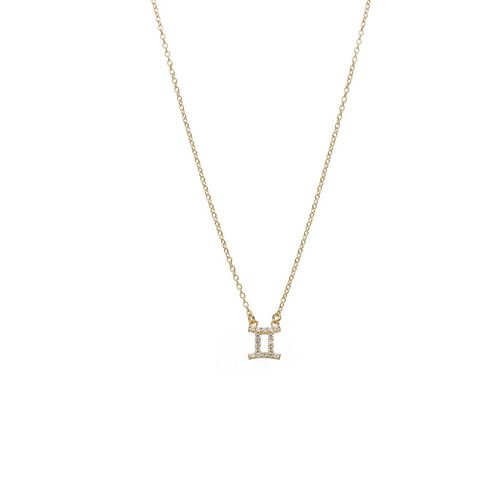 Silk & Steel Gemini Necklace
